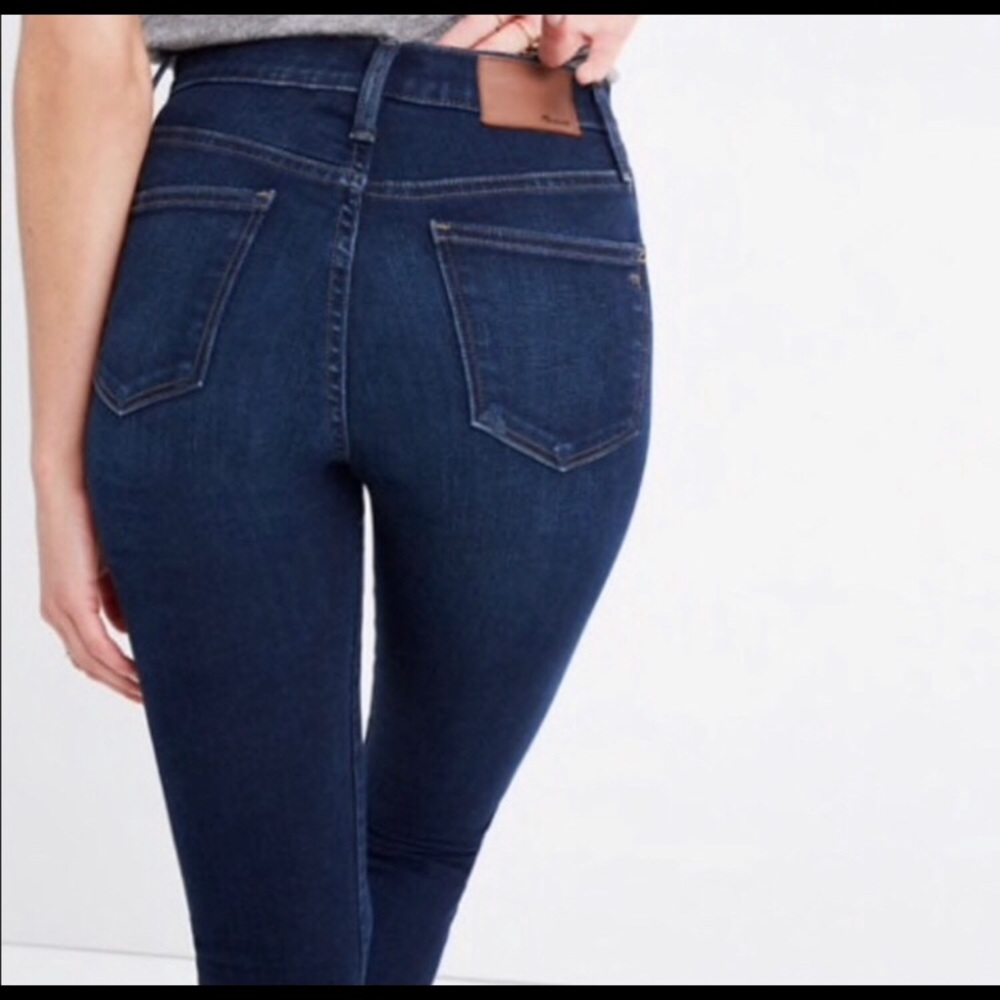 NWOT MADEWELL HAYES HIGH RISE SKINNY JEANS